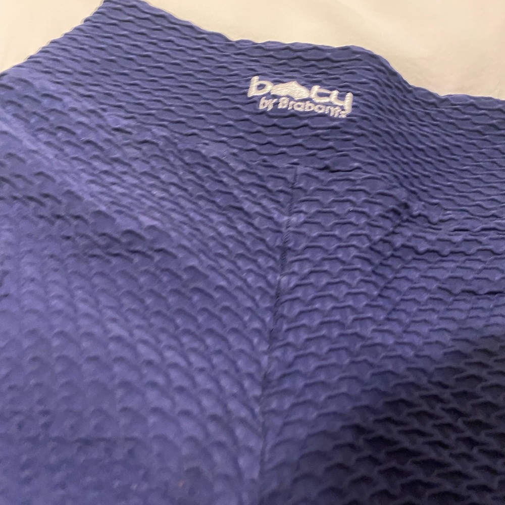 Booty by Brabants - Midnight blue croco skin full length leggings